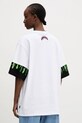Sprayground t-shirt bawełniany SP711 biały