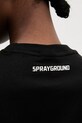 Bombažna kratka majica Sprayground SP721BLK