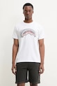 Sprayground tricou din bumbac SP721WHT alb SS25