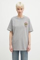 Kenzo t-shirt bawełniany x Verdy FF58TS4824SG.94 szary SS25