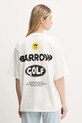 Odzież Barrow t-shirt bawełniany S5BWUATH010 biały