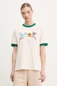 Odzież Barrow t-shirt bawełniany S5BWUATH051 beżowy