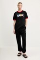 Barrow t-shirt bawełniany S5BWUATH051 czarny