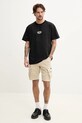 Barrow t-shirt bawełniany czarny S5BWUATH066