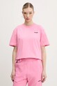 Одяг Бавовняна футболка Barrow S5BWUATH084 рожевий