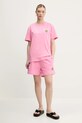 Oblečení Bavlněné tričko Barrow S5BWUATH087 růžová