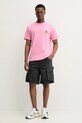 Bavlněné tričko Barrow růžová S5BWUATH087