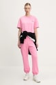 Barrow tricou din bumbac roz S5BWUATH150
