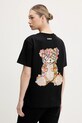 Odzież Barrow t-shirt bawełniany S5BWUATH152 czarny