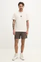 Odzież Barrow t-shirt bawełniany S5BWUATH157 beżowy