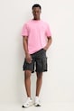 Barrow tricou din bumbac roz S5BWUATH161