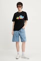 Îmbrăcăminte Inbetweeners tricou din bumbac S5TWUATH035 negru
