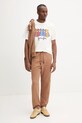 Inbetweeners tricou din bumbac S5TWUATH040 bej SS25