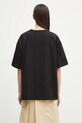 Хлопковая футболка Fiorucci Logo Label Boxy Fit U02SPTSH103CJ01BK01