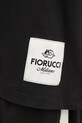 Бавовняна футболка Fiorucci Logo Label Boxy Fit U02SPTSH103CJ01BK01