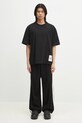 Fiorucci tricou din bumbac Logo Label Boxy Fit U02SPTSH103CJ01BK01