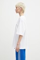 Fiorucci t-shirt bawełniany Angel Patch Relaxed Fit biały U02SPTSH101CJ01WH01