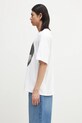 Odzież Fiorucci t-shirt bawełniany Mouth Print Boxy U02SPTSH103CJ01WH05 biały