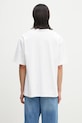 Fiorucci t-shirt bawełniany Mouth Print Boxy U02SPTSH103CJ01WH05 biały