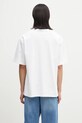 Fiorucci t-shirt bawełniany Mouth Print Boxy U02SPTSH103CJ01WH05 biały