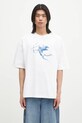 Fiorucci tricou din bumbac Cupid Print Relaxed Fit print alb U02SPTSH101CJ01WH08