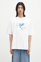 Fiorucci t-shirt bawełniany Cupid Print Relaxed Fit nadruk biały U02SPTSH101CJ01WH08