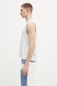 Oblečenie Bavlnené tričko Aries Faded Nirvana Muscle Vest AR4002703 béžová