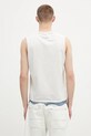 Aries t-shirt bawełniany Faded Nirvana Muscle Vest AR4002703 beżowy