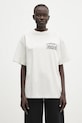 Aries cotton t-shirt Aged Ancient Temple SS Tee AR6003103 beige SS25