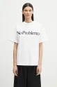 Pamučna majica No Problemo No Problemo SS Tee NP6000203 bijela SS25
