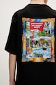 Bavlnené tričko Sprayground SP15012BLK čierna