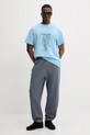 Pangaia tricou din bumbac albastru 10002436