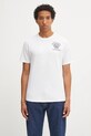 Sporty & Rich t-shirt bawełniany California Emblem Soft nadruk biały TO089625508WH01
