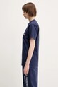 Sporty & Rich cotton t-shirt H&W Crest navy TO043612241BL106