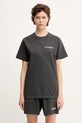 Sporty & Rich t-shirt bawełniany Hwcny TO043622016BA02 szary SS25