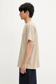 Odzież Sporty & Rich t-shirt bawełniany Hwcny TO043622016GY15 beżowy