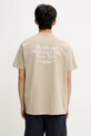 Sporty & Rich t-shirt bawełniany Hwcny TO043622016GY15 beżowy