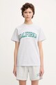 Sporty & Rich t-shirt California TO043622501GY03 szary SS25