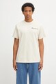 Sporty & Rich t-shirt bawełniany Lion Health TO043620080CR01 beżowy