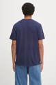 Sporty & Rich t-shirt bawełniany Paris Marathon TO043620126BL106 granatowy