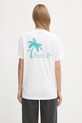 Sporty & Rich t-shirt bawełniany Palms TO043620253WH01 biały SS25