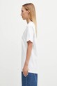 Sporty & Rich t-shirt bawełniany Invitational biały TO043621168WH01