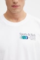 Sporty & Rich t-shirt bawełniany Invitational TO043621168WH01