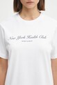 Sporty & Rich cotton t-shirt Ny Health Club TO043602043WH01