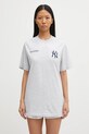 Sporty & Rich cotton t-shirt Champions TO043623633GY03 gray AW25