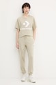 Converse t-shirt bawełniany 10025458.A45 beżowy