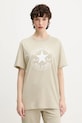 Converse t-shirt bawełniany 10025459.A36 beżowy SS25