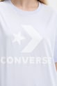 Памучна тениска Converse 10025458.A42 син