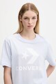 Βαμβακερό μπλουζάκι Converse 10025458.A42