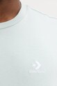Converse t-shirt bawełniany 10023876.A50 turkusowy